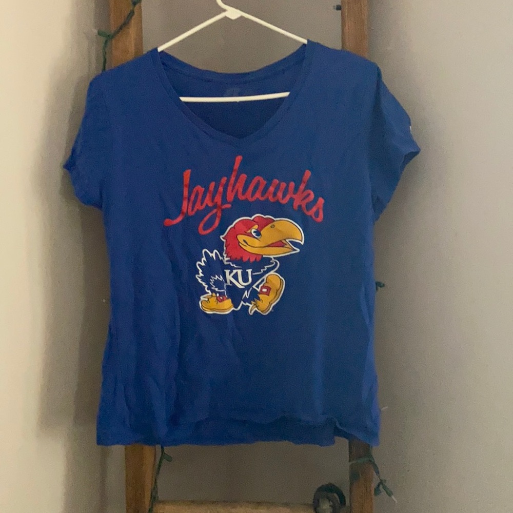 Kansas Jayhawks v neck